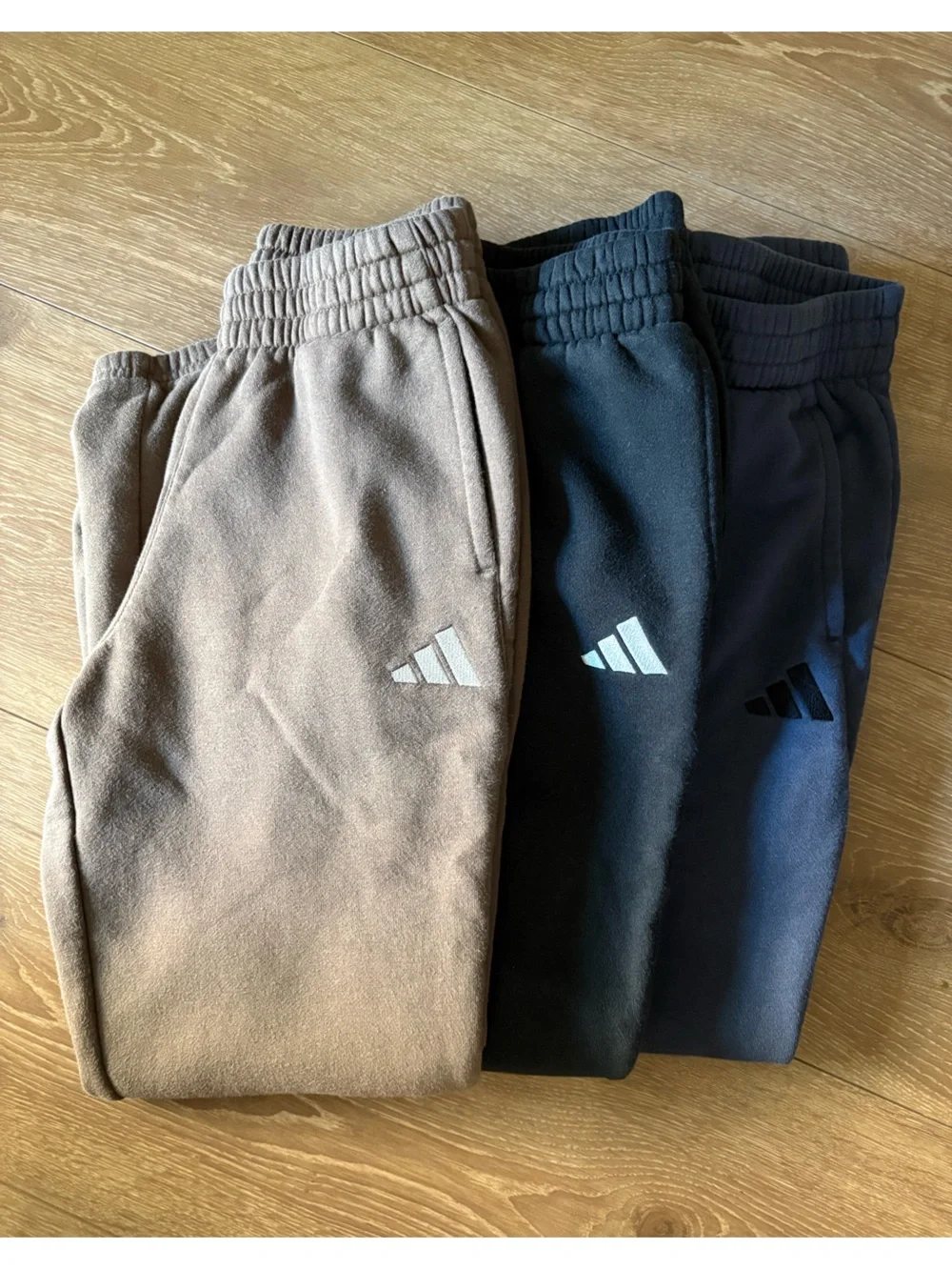 3 pairs Adidas Kids Fleece Jogger Sweatpants M 10-12